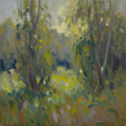 the most beautiful scene, an expressive oil painting