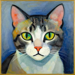 portrait robert delaunay cat beautiful