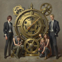 clockwork genesis, 4 k oil on linen by wlop, artgerm, andrei riabovitchev, nuri iyem, james gurney, james jean, greg rutkowski, highly detailed, soft lighting 8 k resolution