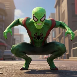 green goblin in spider man homecoming scene from the movie