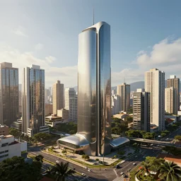 futuristic sao paulo, hyperdetailed, 8 k, terraform studio