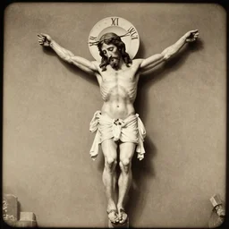 Ancient photograph of Jesus Christ.