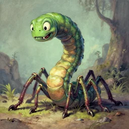 worm monster by Greg rutkowski