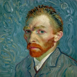 an autochrome realistic, supersharp, photographic portrait of vincent van gogh, by thomas russel shallow depth of field