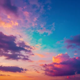colorful sky art