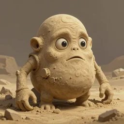 sand golem, Detailed, Digital painting
