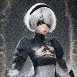 2B from the Nier automata series exceptionally beautiful and detailed, High-res
