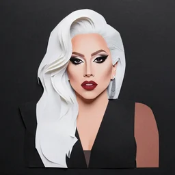 lady gaga paperart,