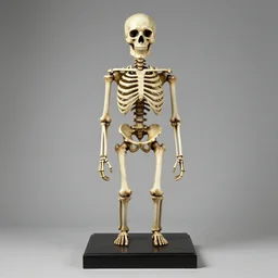 a skeleton sculpture by fernando botero,