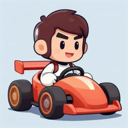 character design for a cartoon racing game