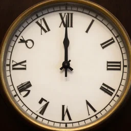 the interior of a clock