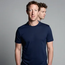 Photo of Mark Zuckerberg, Abercrombie and Fitch model, soft studio lighting, photo taken by Anne Liebovitz, 24mm f/1.4