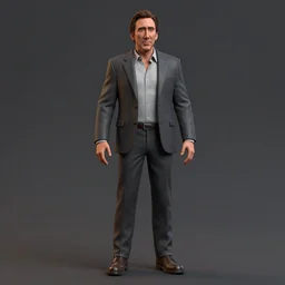 nicolas cage 3d model