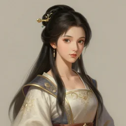 portrait of a young empress, artstation, elegant, highly detailed, digital painting, concept art, smooth, sharp focus, illustration, art by don bluth and michel ocelot and makoto shinkai and tom whalen and atey ghailan and akihiko yoshida
