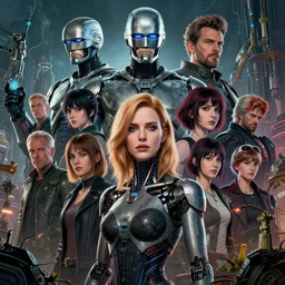 hellgate london, omicron, highly detailed surreal vfx portrait of a android young christina hendricks, gemma chan. robocop, stephen bliss, unreal engine, greg rutkowski, loish, rhads, beeple, makoto shinkai and lois van baarle, ilya kuvshinov, rossdraws, tom bagshaw, global illumination, detailed and intricate environment