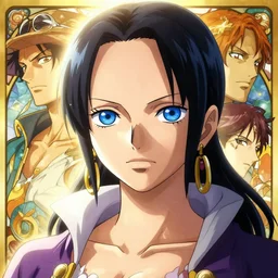 highly detailed vfx portrait of nico robin by eiichiro oda, makoto shinkai, alphonse mucha, sharp focus, art by artgerm and greg rutkowski!, backlit, harsh overhead sunlight, has blue eyes!!, has aquiline nose!!, stanley kybric, kaoru mori, hyper detailed, smooth pixiv, fanbox,
