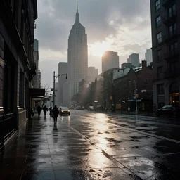 rainy new York daydream by Ernst Haas