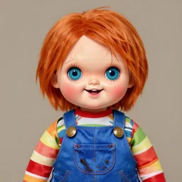 chucky the living doll, cute illustration, artetak, kate logan