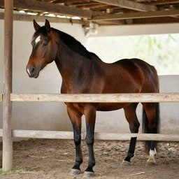horse on the second floor