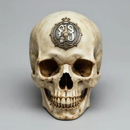 skull chevrier, sandra 0 8 0 emblem