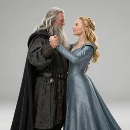 gandalf ( ian mckellen ) and galadriel ( cate blanchett ) are waltzing in the new hobbit movie