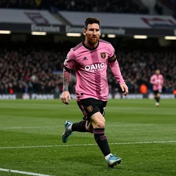 Lionel Messi playing for Wrexham