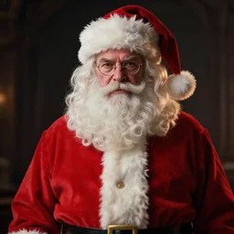 portrait, sympathoc Santa Clause, dramatic lighting, cinematic, establishing shot, extremly high detail, foto realistic, cinematic lighting, post processed, concept art, artstation, matte painting, style by eddie mendoza, raphael lacoste, alex ross