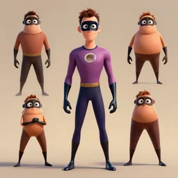 concept art of the new pixar superhero movie