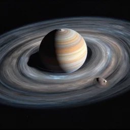 tiltshift view from a planetary system