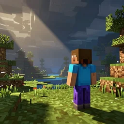 minecraft steve in fortnite, gameplay screenshot