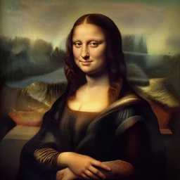 lea seydoux painted by leonardo da vinci, aristocratic pose, high contrast, painting, portrait