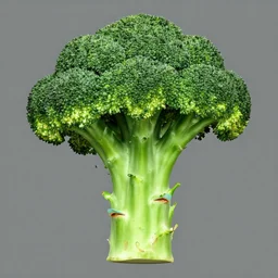 broccoli hairstyle for barack obama with a green face by alphonse mucha