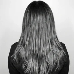 trending black - white hair photo on pinterest, long hair, full frame of hair,