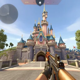 counterstrike screenshot of the map de_disneyland
