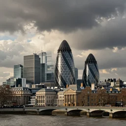 sketch by da vinci of the london skyline