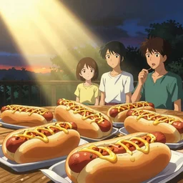 hotdogs!!! and hot dogs!!!!!!!!! by satoshi kon, ilya repin, lena aenami, shinji kimura
