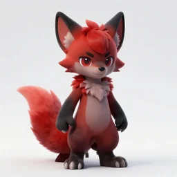 photo ( far _ angled _ shot ), subject [ furry _ fandom _ fursona _ original _ character ( red - black, anthropomorphic _ humanoid _ furry, weasel - ferret - stoat ) ], medium [ graffiti ], artist ( spake _ the _ weasel )