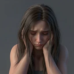 😢, surreal, artstation, digital art, octano render, detailed