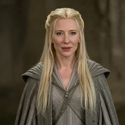 film still of cate blanchett as galadriel!!!! in scene of lord of the rings ( 2 0 0 2 )