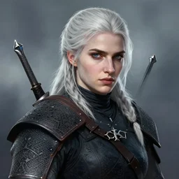 portrait of ciri the witcher 5 amazing details 4 k beautiful ultra realistic sharp focus cinematic lightning highly detailed, digital painting, artstation, concept art, smooth, sharp focus, illustration, concept art by artgerm