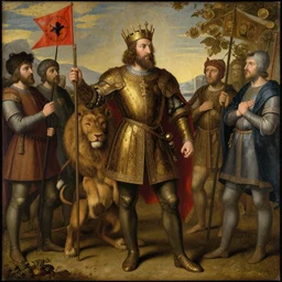 king richard the lionheart, the crusades, canvas, by pieter bruegel the elder