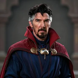 ananta jalil as Doctor Strange. Hyperrealistic, portrait. H- 708