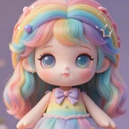 rainbow brite portrait | highly detailed | very intricate | symmetrical | whimsical and magical | soft cinematic lighting | award - winning | closeup portrait | cute doll | painted by donato giancola and mandy jurgens and ross tran | pastel color palette | featured on artstation