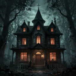 A haunted house