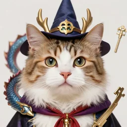 young male cat showing off there dragon powers | | cute - fine - face, fluffy, pretty face, wizard, key visual, realistic face, detailed, real life, fine details by stanley artgerm lau, wlop, rossdraws, james jean, andrei riabovitchev, marc simonetti, and sakimichan, trending on artstation