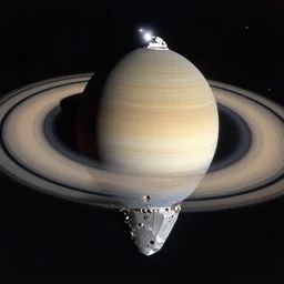 the monolith from 2 0 0 1 a space odyssey hovering over saturn