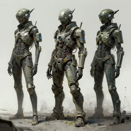 concept art about biopunk anti-utopia