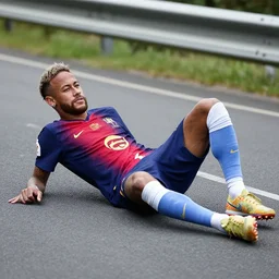 neymar rolling on a highway