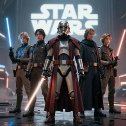 star wars characters reinvented by moebius hr giger syd mead yasushi nirasawa, hdr, 8 k, volumetric lighting, hyperrealistic, soft lighting, epic visuals, photorealistic, bokeh, concept art