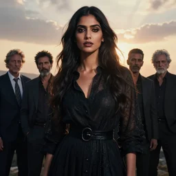 photographic portrait of a stunningly beautiful indian gothic female in soft dreamy light at sunset, god rays, contemporary fashion shoot, by edward robert hughes, annie leibovitz and steve mccurry, david lazar, jimmy nelsson, breathtaking, 8 k resolution, extremely detailed, beautiful, establishing shot, artistic, hyperrealistic, beautiful face, octane render